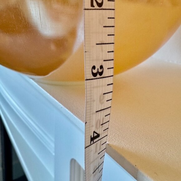 Fire King Peach Lusterware 1950s Anchor Hocking Vintage Mixing Bowl - Picture 10 of 11